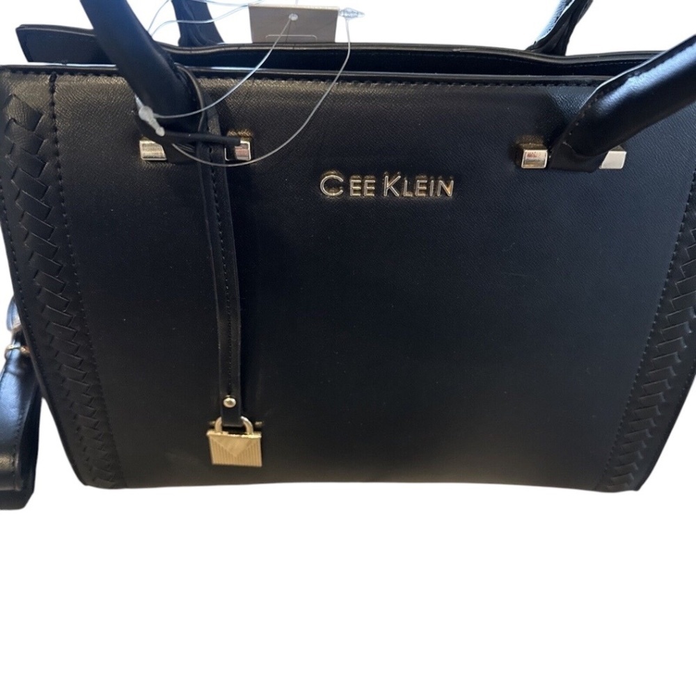 Cee Klein Handbag Bag Multiple Compartments Shoulder/Crossbody Strap Black